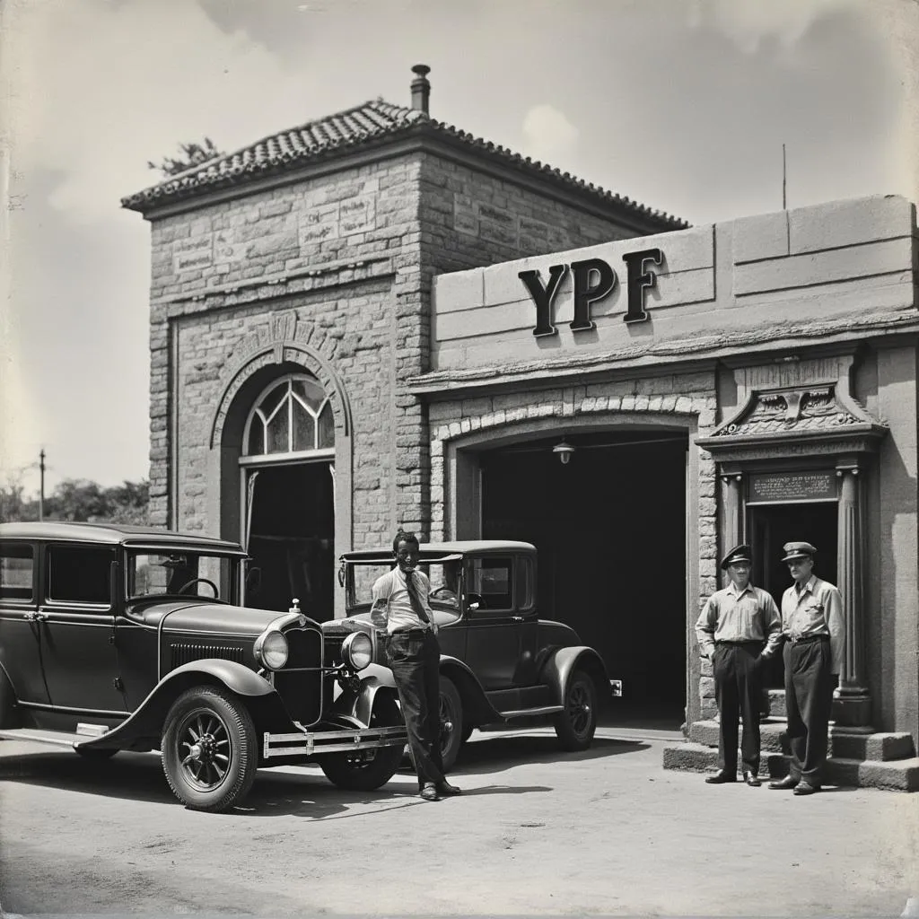 Primera estación YPF histórica